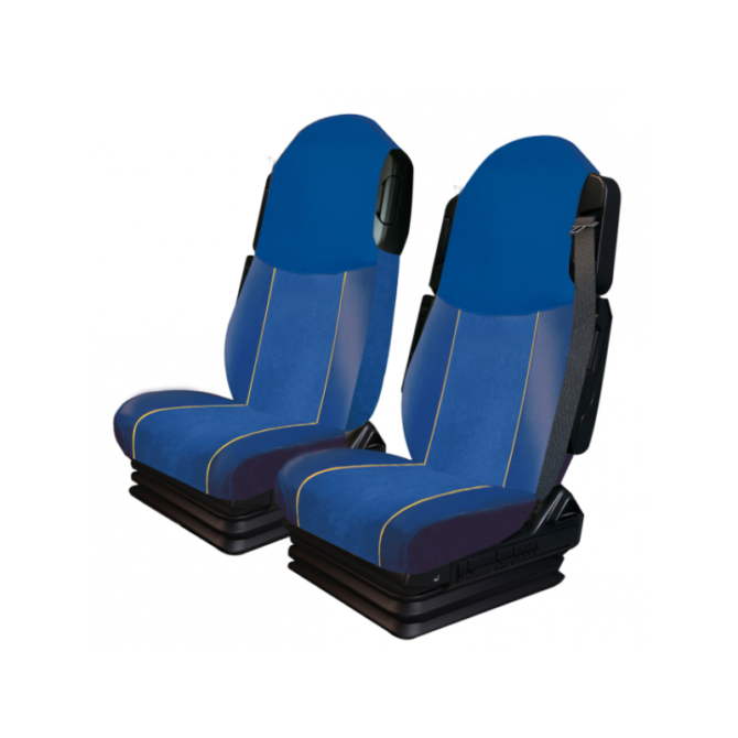 HOUSSES DE SIÈGES CAMION - EXTREME PRO MODELE V - DAF XF depuis 2022, DAF XG et DAF XG+ avec siège passager inclinable