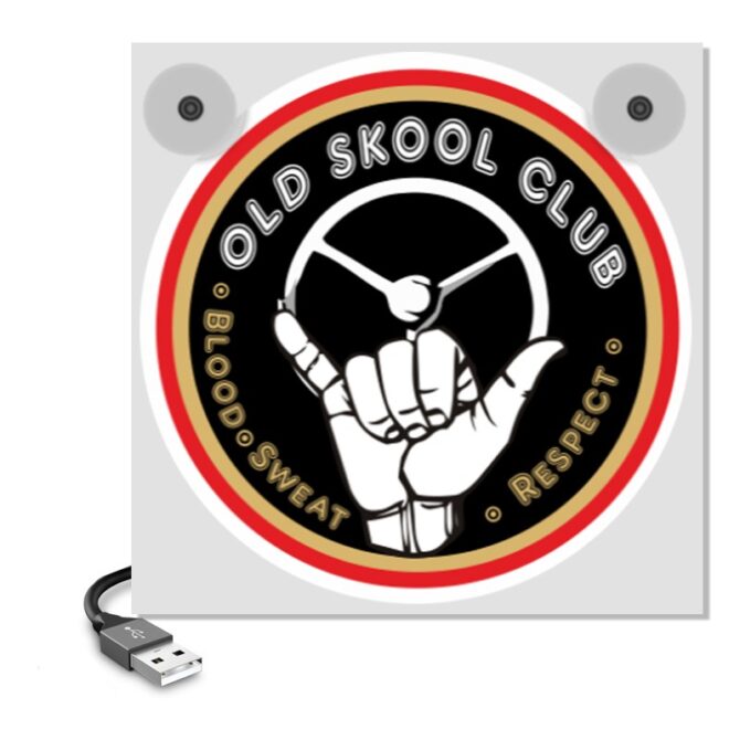 OLDSKOOL CLUB - MINI ENSEIGNE DE PARE BRISE