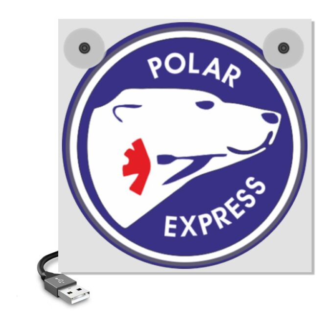 POLAR EXPRESS - MINI ENSEIGNE DE PARE BRISE