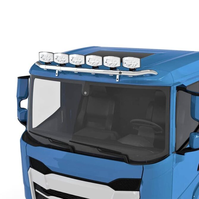 Rampe de toit DAF XF dès 2021 Cabine basse pour 6 Phares - Compatible
