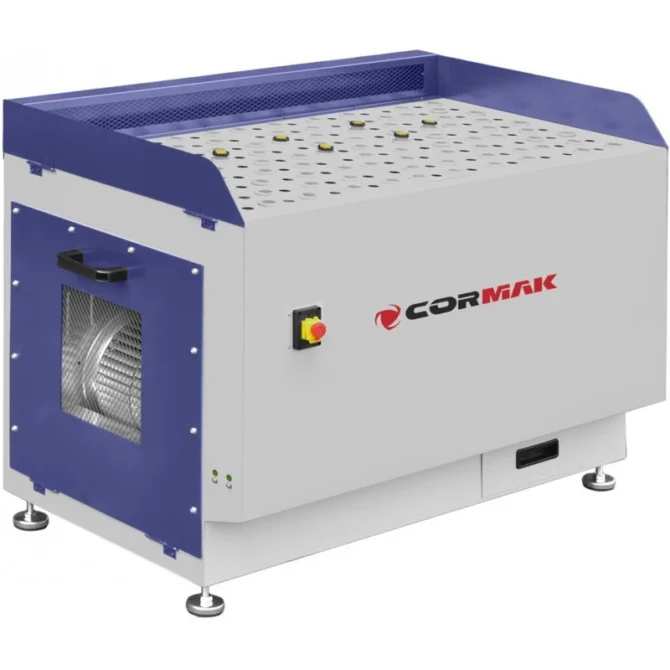 CORMAK – DT1000 Table d’aspiration pour pièce à bois 550W (S6) 230V 4000m³/h